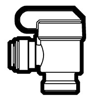 Polypropylene Push-To-Connect Tube to Female NPTF Elbow Shut-Off Ball Valves