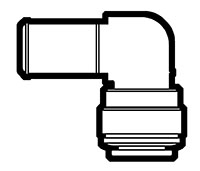 Acetal Push-To-Connect Dispensing Valve Elbows