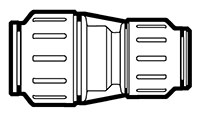 Copper Tube Size (CTS) Twist-To-Lock Straight and ucing Unions