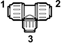 Copper Tube Size (CTS) Twist-To-Lock Union and ucing Tee Fittings - 2