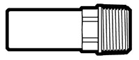 Brass Compliant Copper Tube Size (CTS) Stem to Male Pipe Adapter Fittings