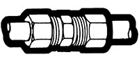 Compliant Compression Drilled Thru (Slip Style) Straight Unions