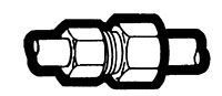 Compliant Compression Tube to Female Drilled Thru (Slip Style) Pipe Straight Adapter Fittings