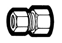 Compliant Compression to Female Flare Conversion Unions