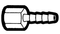 Compliant Hose Barb to Female Pipe Adapter Fittings