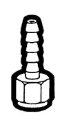 Compliant Hose Barb to Female S.A.E Flare Adapter Fittings