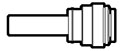 Acetal Push-To-Connect Stem to Tube Enlarging Adapter Fittings