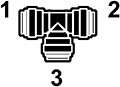 Acetal Push-To-Connect Metric Union Tee Fittings - 2