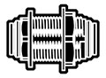 Acetal Push-To-Connect Metric Bulkhead Unions