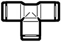 High-Performance Polymer Push-To-Connect and Metric Union Tee Fittings