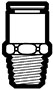 High-Performance Polymer Push-To-Connect and Metric Tube to Male Straight Adapter Fittings