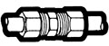 Compliant Compression Drilled Thru (Slip Style) Straight Unions