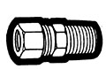 Compliant Compression Tube to Male Pipe Straight Adapter Fittings