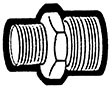 Compliant Male Garden Hose to Male Pipe Adapter Fittings