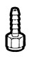 Compliant Hose Barb to Female S.A.E Flare Adapter Fittings